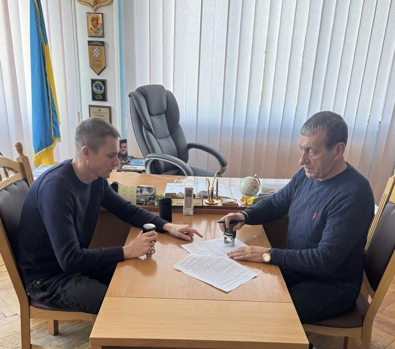 Представники Стрийської РВА та центру «Дорога» під час зустрічі